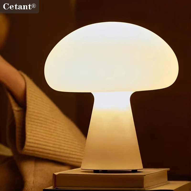 Mushroom Table Lamp - โคมไฟตั้งโต๊ะ LED รูปเห็ด ปรับความสว่างได้ไม่จำกัด ปรับอุณหภูมิสีและความสว่างได้ เหมาะสำหรับห้องนอน