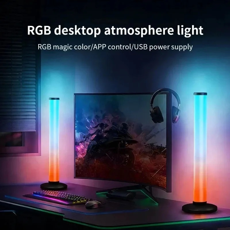 Lighting Decor For Home - แถบไฟ LED RGB ใช้พลังงานผ่าน USB, ไฟตกแต่งสำหรับสมาร์ททีวีพร้อมรีโมทคอนโทรลผ่านแอปพลิเคชันบลูทูธ,