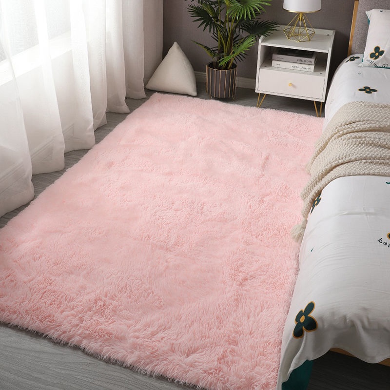 Lighting Mcqueen Bedroom Decor - สีชมพูห้องนอนพรมสําหรับห้องเด็กน่ารักสาวชั้น Soft MAT ตกแต่งห้องนั่งเล่นสีขาวขนาดใหญ่เด็กพรมข้างเตียง