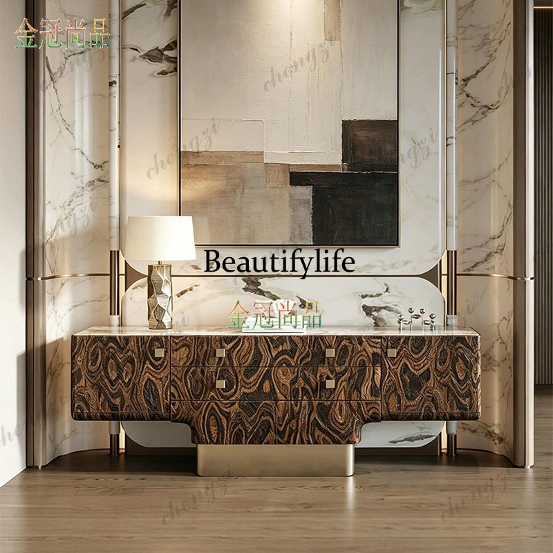 Lighting Decor For Home - ตู้เก็บของทางเข้าบ้านสไตล์หรูหราเบาๆ, ตู้เก็บของติดผนังหินอ่อนสำหรับห้องนั่งเล่น, ตู้ตกแต่ง