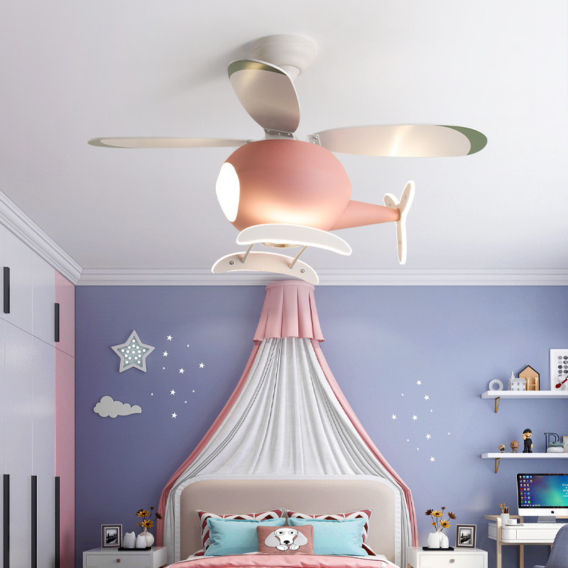 Lighting Decor For Room - โคมไฟเพดาน LED ลายการ์ตูนเครื่องบิน ดีไซน์ทันสมัย เรียบง่าย เหมาะสำหรับห้องเด็ก