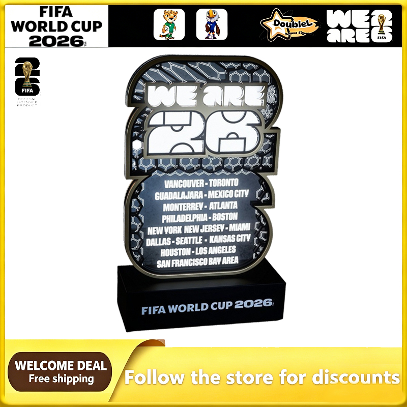 Lighting World Decor - โคมไฟ LED 3 มิติ รูปเมืองจัดการแข่งขันฟุตบอลโลก FIFA