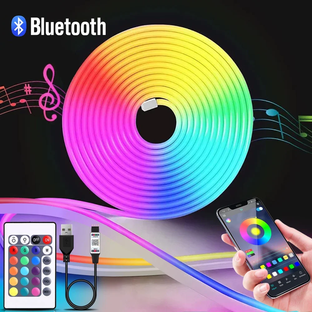 Lighting Decor For Room - ไฟนีออน LED RGB ขนาด 1-5 เมตร