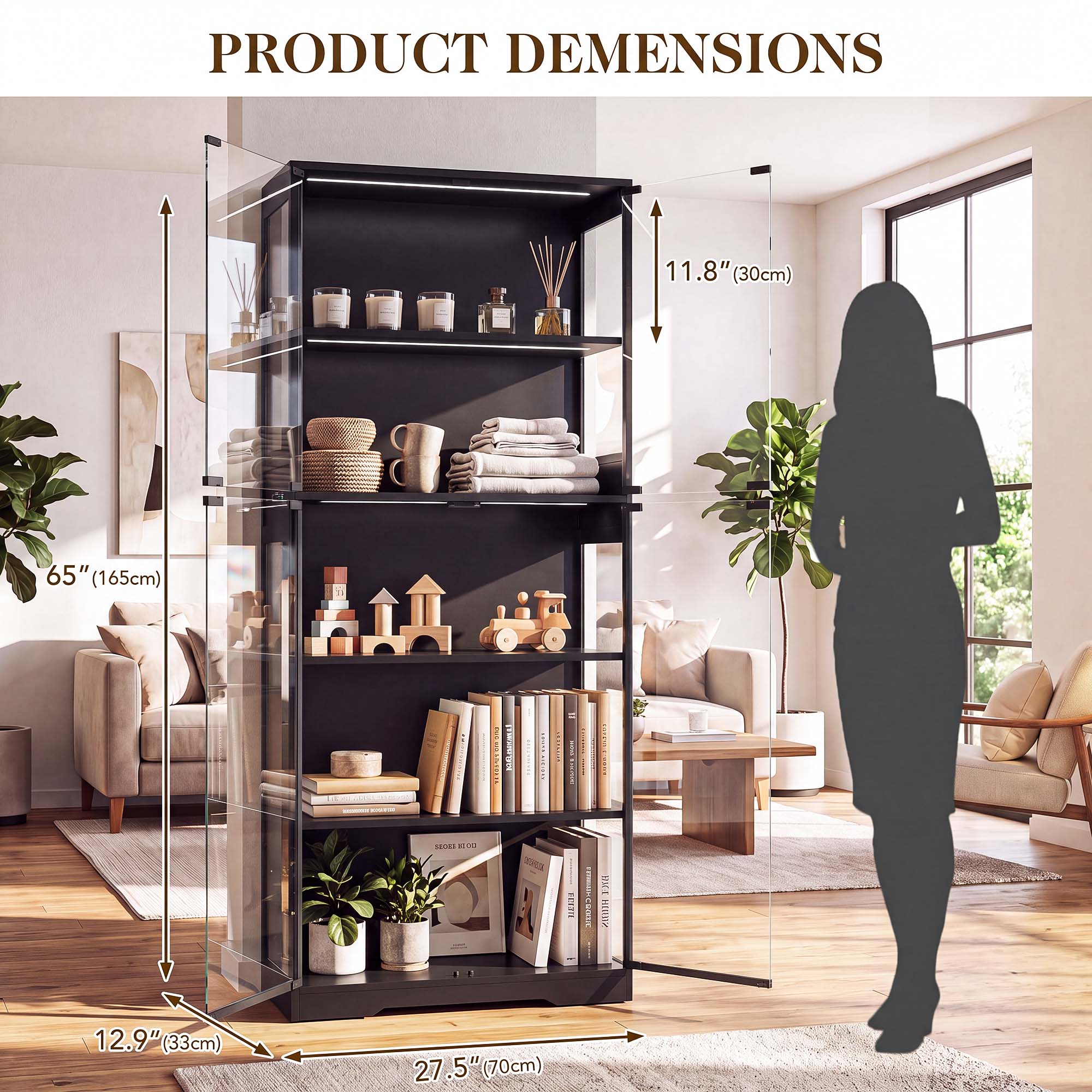 ตู้โชว์ 5 ชั้น TCGBKAF พร้อมปร - Lighting Decor For Home บทวิจารณ์และราคา
