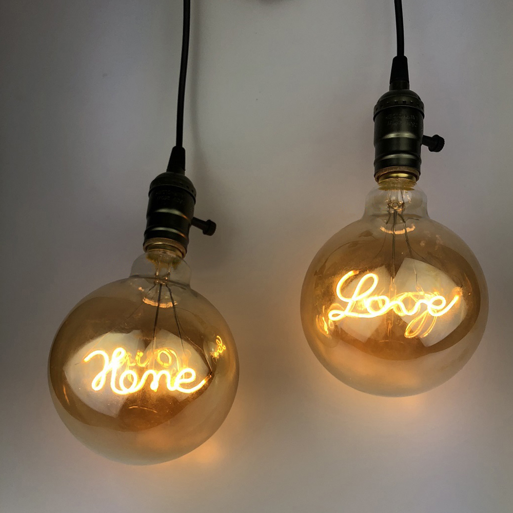 หลอดไฟฟิลาเมนต์ LOVE G125 หลอด - Decor Lighting Hours บทวิจารณ์และราคา