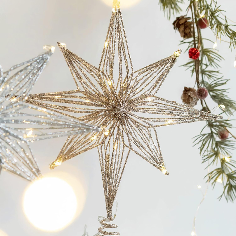 ไฟประดับต้นคริสต์มาสรูปดาว LED - Home Decor Lighting Tree บทวิจารณ์และราคา