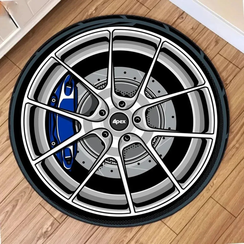 VIKAMA แผ่นรองพื้นรถยนต์แบบกลม - Lighting Mcqueen Bedroom Decor บทวิจารณ์และราคา