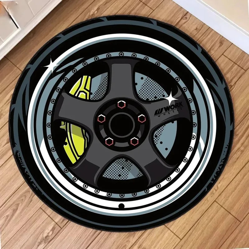 VIKAMA แผ่นรองพื้นรถยนต์แบบกลม - Lighting Mcqueen Bedroom Decor บทวิจารณ์และราคา