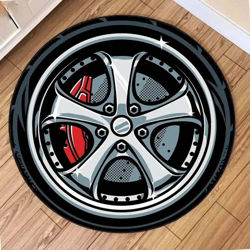 VIKAMA แผ่นรองพื้นรถยนต์แบบกลม - Lighting Mcqueen Bedroom Decor บทวิจารณ์และราคา