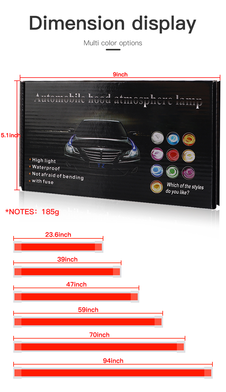 ไฟตกแต่งฝากระโปรงรถยนต์สีขาว 1 - Lighting Decor Ideas บทวิจารณ์และราคา