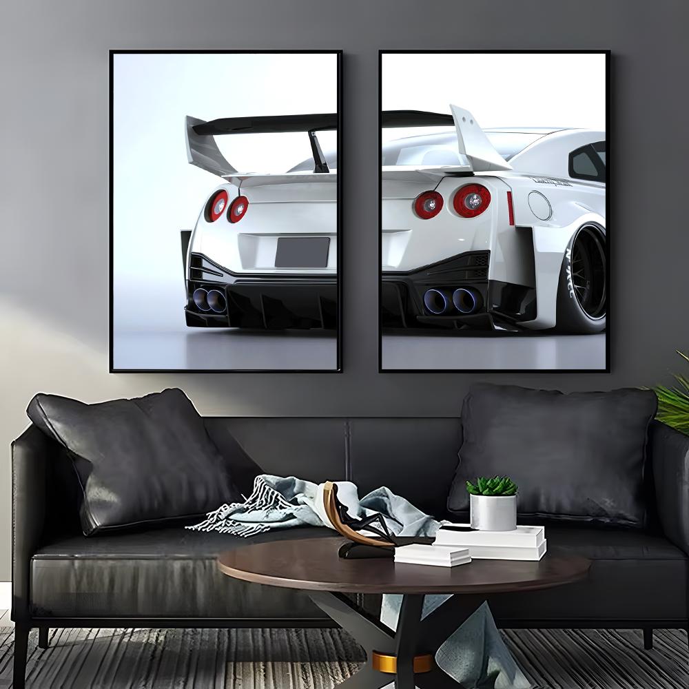 สีขาวญี่ปุ่นซุปเปอร์สปอร์ตคาร์ - Lighting Mcqueen Bedroom Decor บทวิจารณ์และราคา