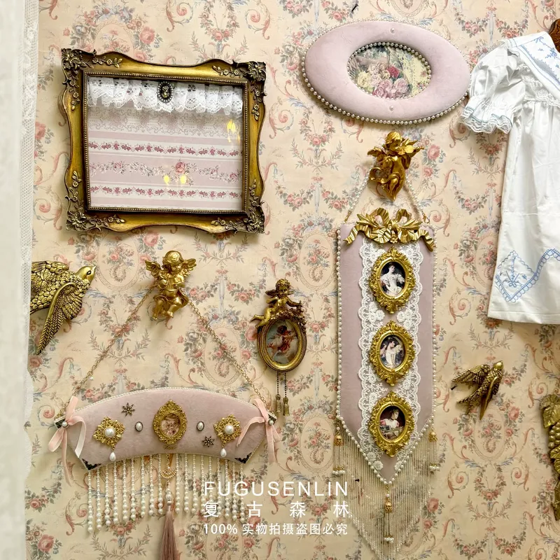กรอบรูปติดผนังสไตล์วินเทจทำมือ - Lighting Room Decor Photo บทวิจารณ์และราคา