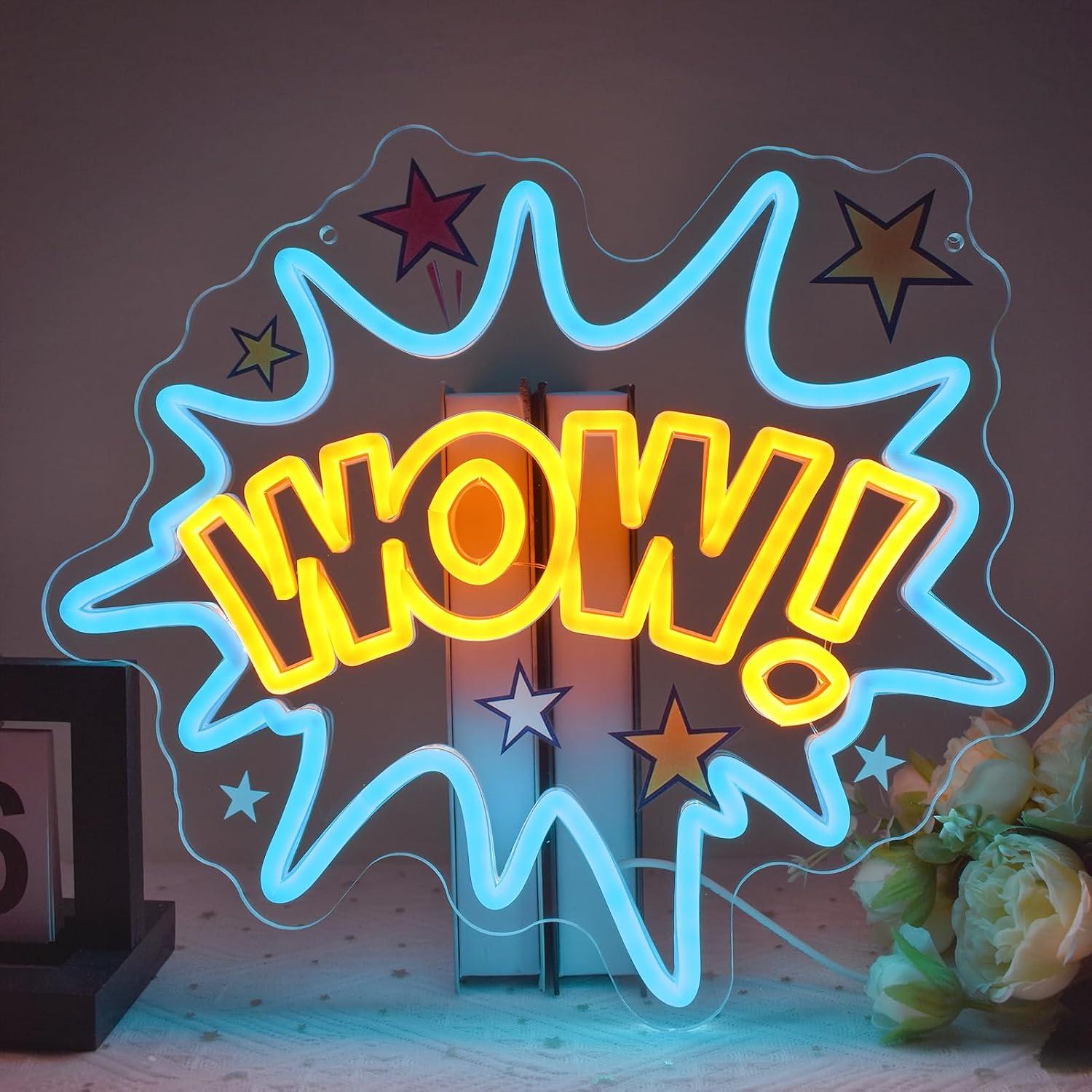 ไฟนีออน WOW แบบ USB ปรับความสว - Lighting Decor Wow บทวิจารณ์และราคา