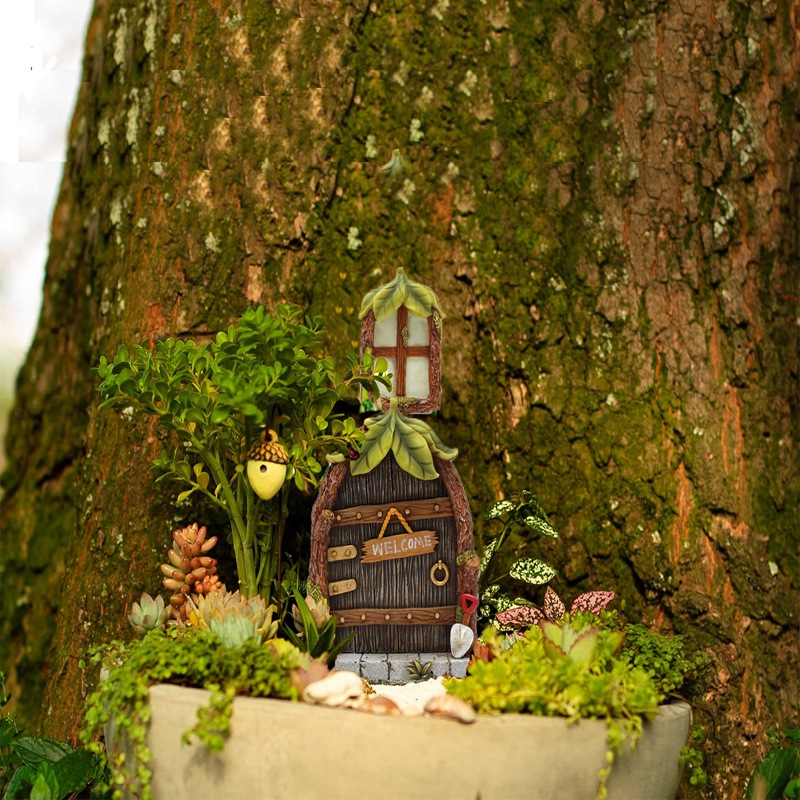 หน้าต่างและประตูบ้านนางฟ้าจิ๋ว - Home Decor Lighting Tree บทวิจารณ์และราคา