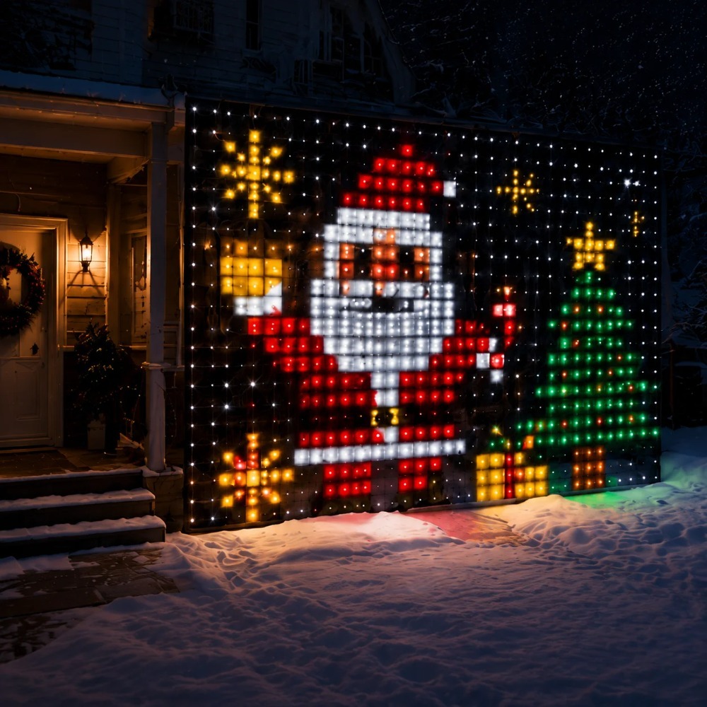 ไฟม่าน LED พิกเซล ควบคุมผ่านแอ - Lighting Decor For Home บทวิจารณ์และราคา