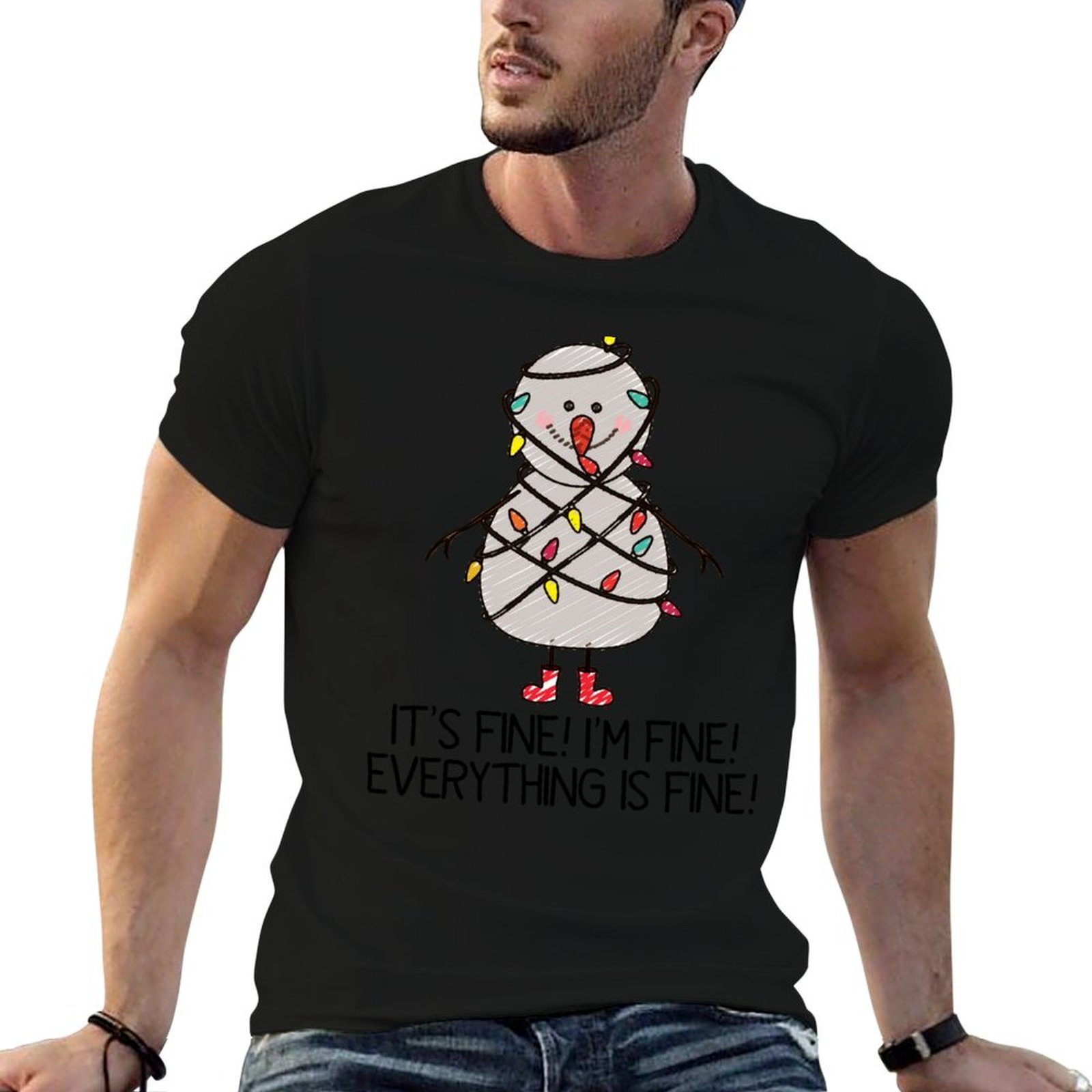 เสื้อยืดลายคริสต์มาสตลกๆ - I'm - Santa'S Elves Holiday Lighting & Decor Llc บทวิจารณ์และราคา