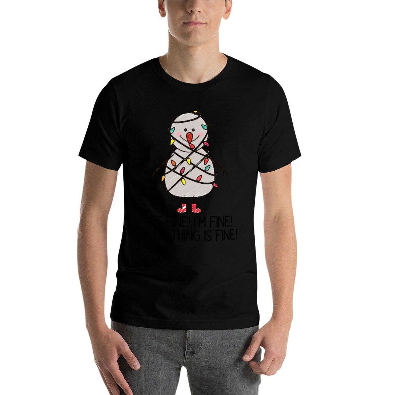 เสื้อยืดลายคริสต์มาสตลกๆ - I'm - Santa'S Elves Holiday Lighting & Decor Llc บทวิจารณ์และราคา