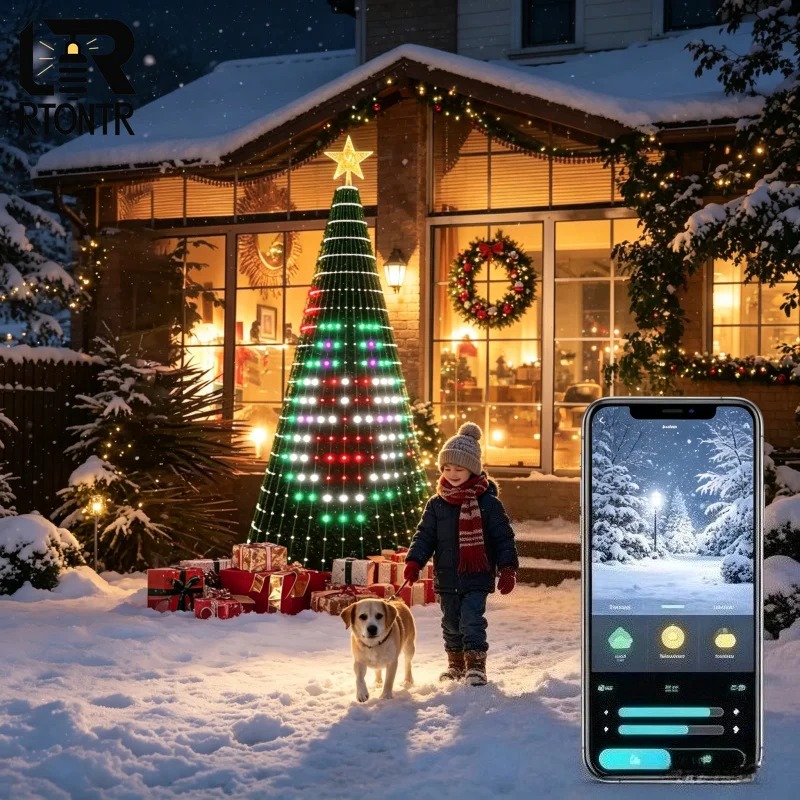 ไฟประดับต้นคริสต์มาสรูปดาว RGB - Lighting Tree Decor บทวิจารณ์และราคา