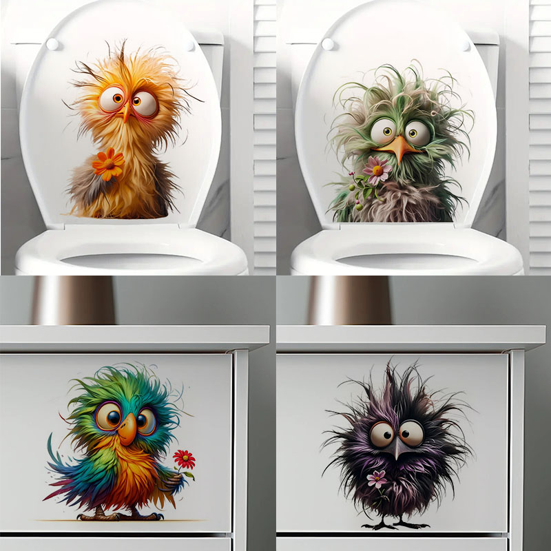 Crazy และ Funny Bird สติกเกอร์ - Lighting Mcqueen Bedroom Decor บทวิจารณ์และราคา