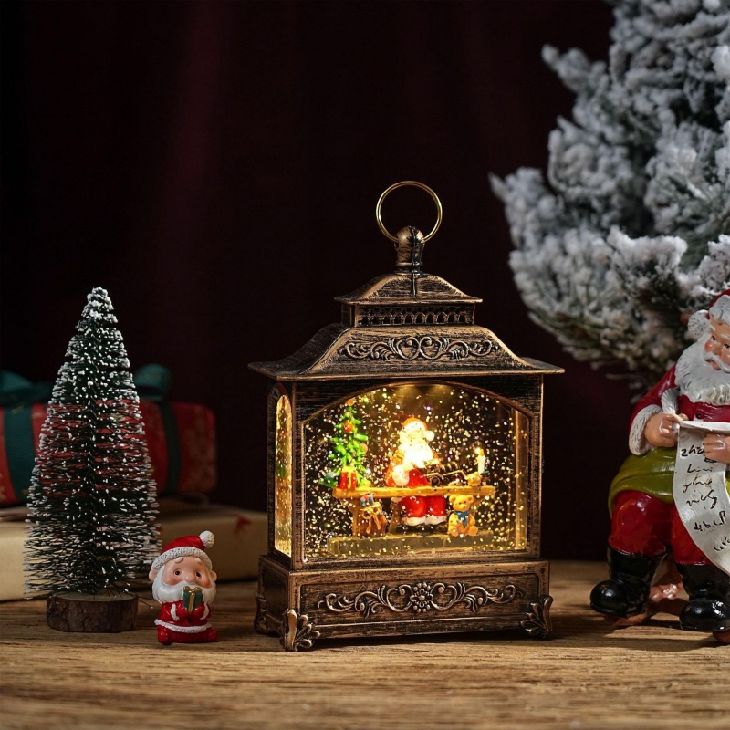 กล่องดนตรีลูกโลกหิมะ ตกแต่งต้น - Home Decor Lighting Tree บทวิจารณ์และราคา