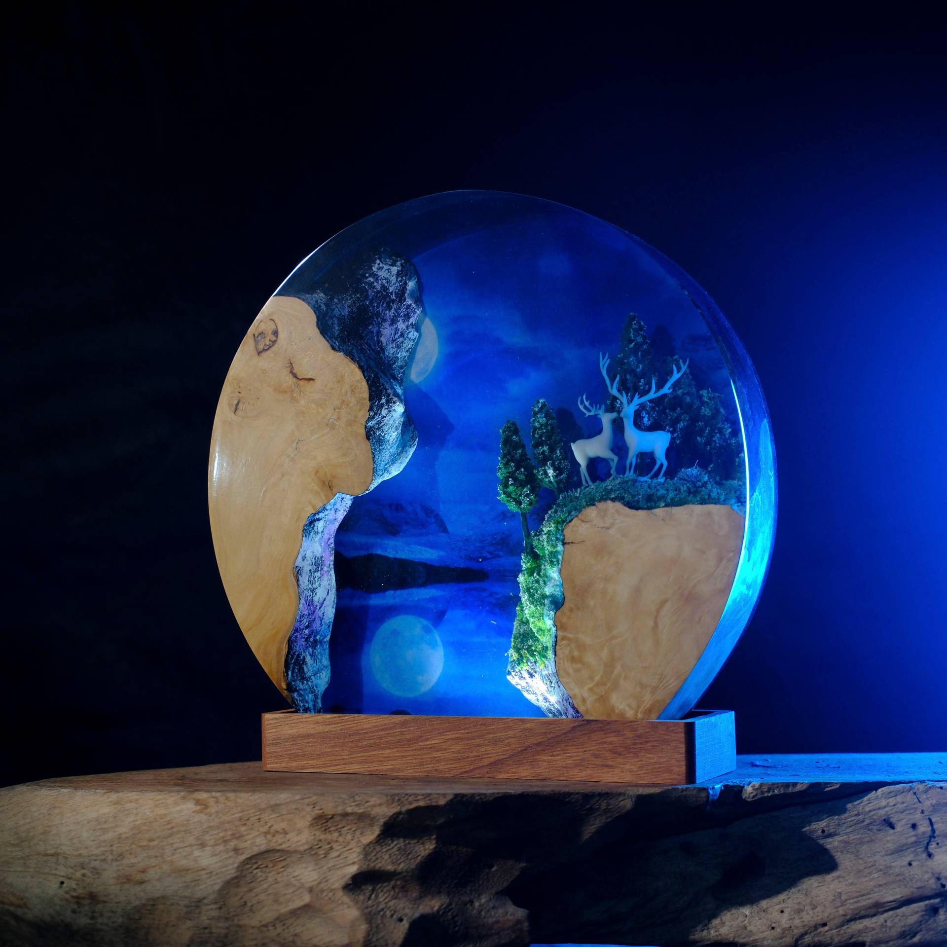 โคมไฟตั้งโต๊ะเรซิ่นแบบกำหนดเอง - Lighting World Decor บทวิจารณ์และราคา