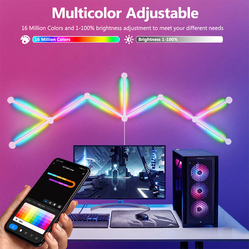 โคมไฟติดผนัง RGB อัจฉริยะ, ไฟ  - Lighting Decor Bedroom บทวิจารณ์และราคา