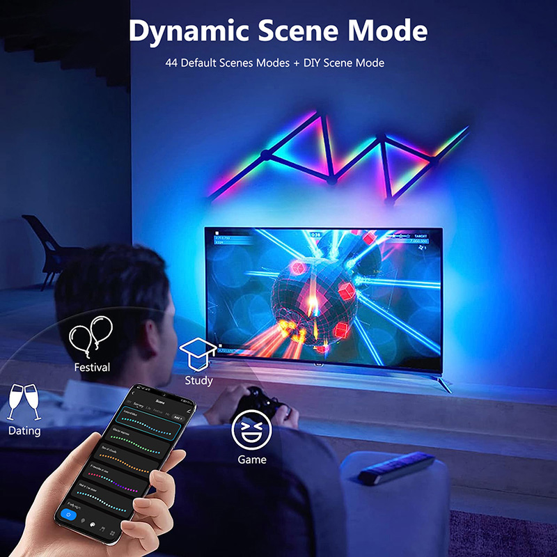 โคมไฟติดผนัง RGB อัจฉริยะ, ไฟ  - Lighting Decor Bedroom บทวิจารณ์และราคา