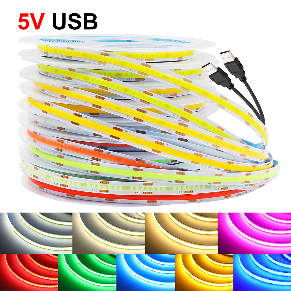 DC 5V COB ไฟ LED แถบ LED 320LE - Decor Lighting Hours บทวิจารณ์และราคา