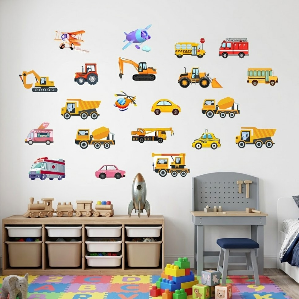 สติกเกอร์ติดผนังรถยนต์เรืองแสง - Lighting Mcqueen Bedroom Decor บทวิจารณ์และราคา