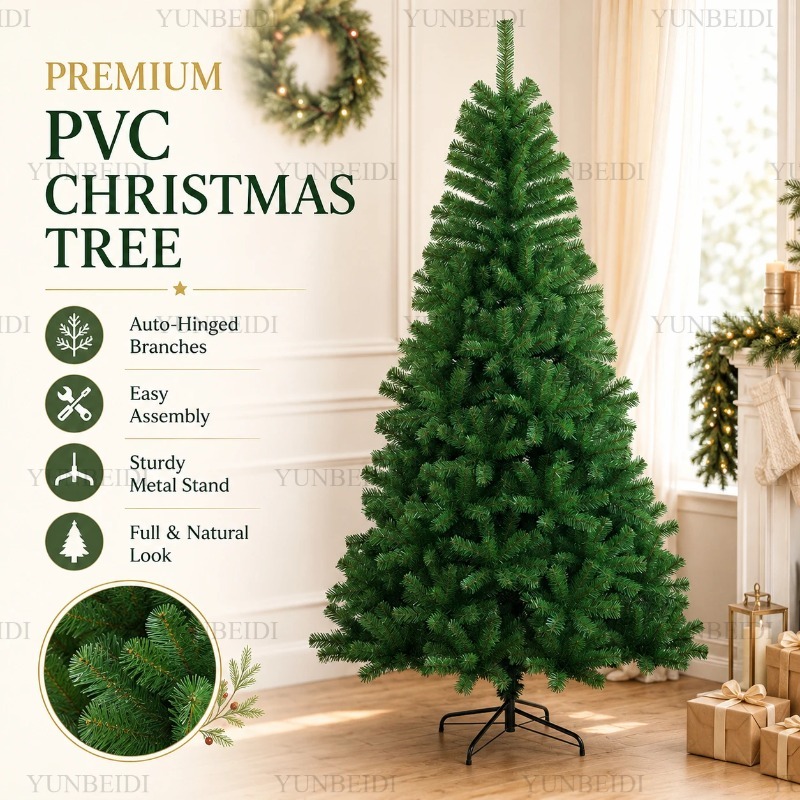 ต้นคริสต์มาสจำลอง PVC ขนาดใหญ่ - Home Decor Lighting Tree บทวิจารณ์และราคา