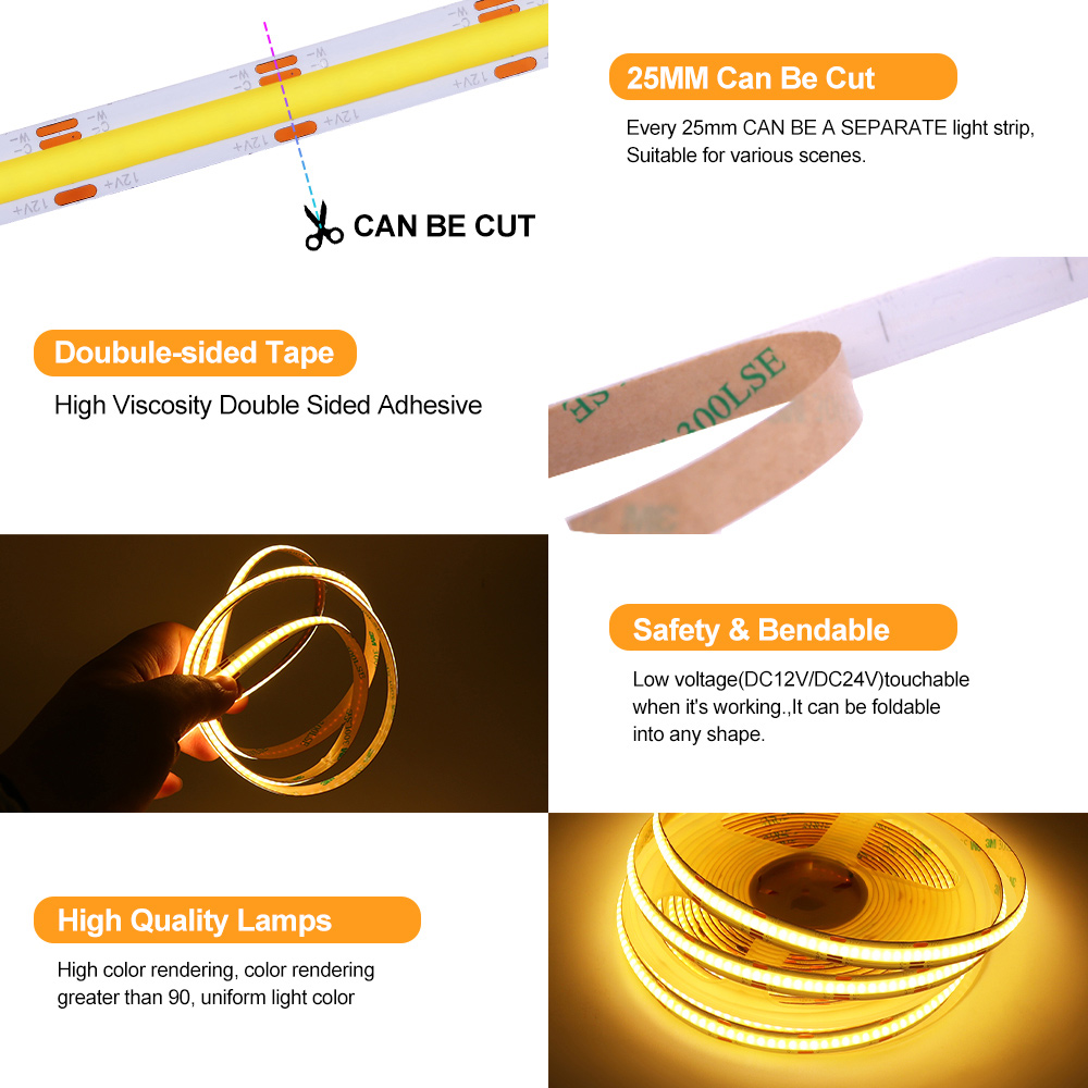 หลอดไฟแถบไฟ LED 12V 24V หรี่แส - Decor Lighting Hours บทวิจารณ์และราคา