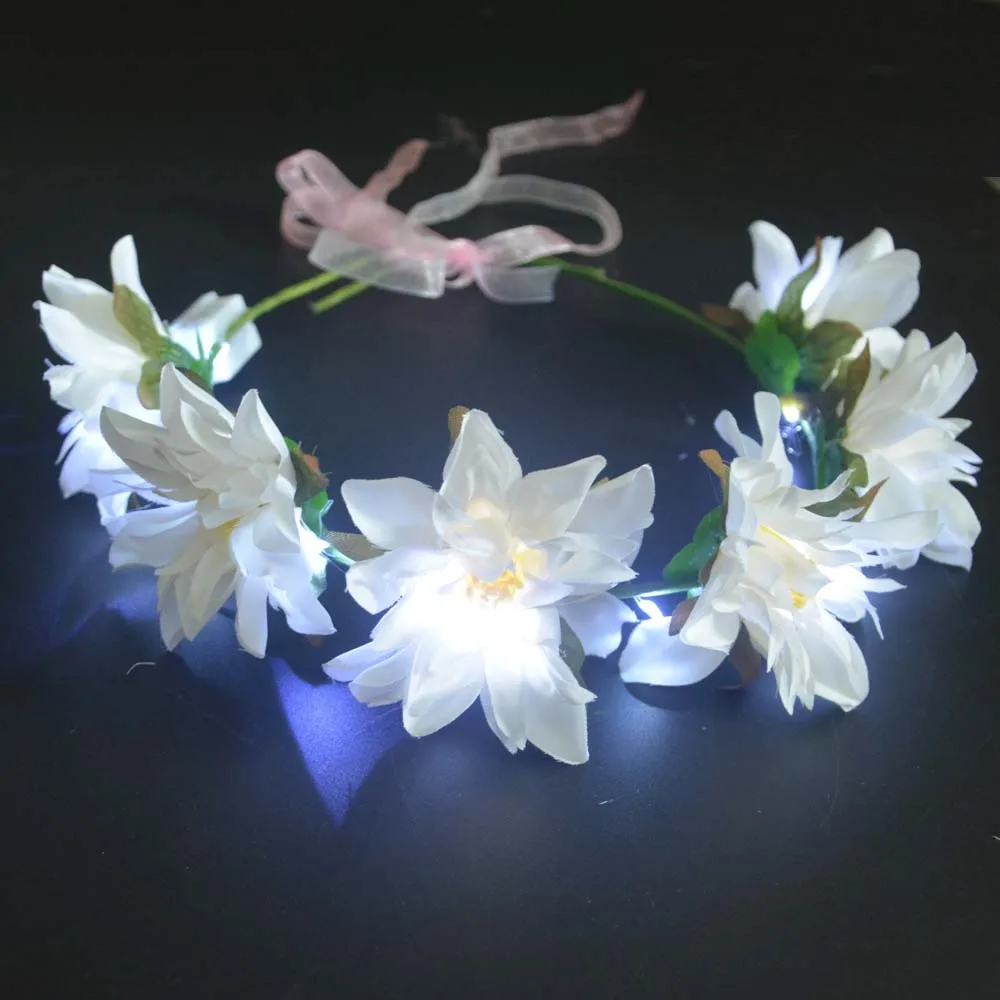 มงกุฎดอกไม้เรืองแสงสำหรับผู้หญ - Decor Lighting Hours บทวิจารณ์และราคา