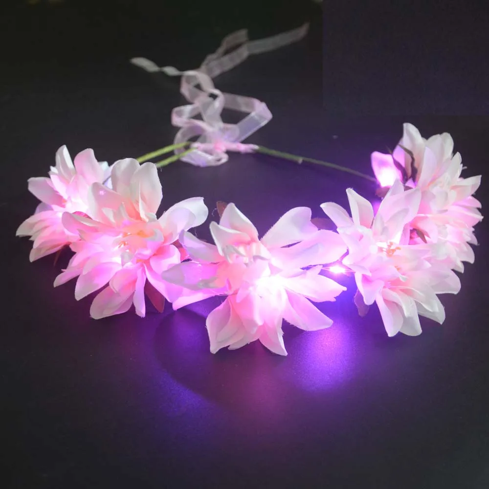 มงกุฎดอกไม้เรืองแสงสำหรับผู้หญ - Decor Lighting Hours บทวิจารณ์และราคา