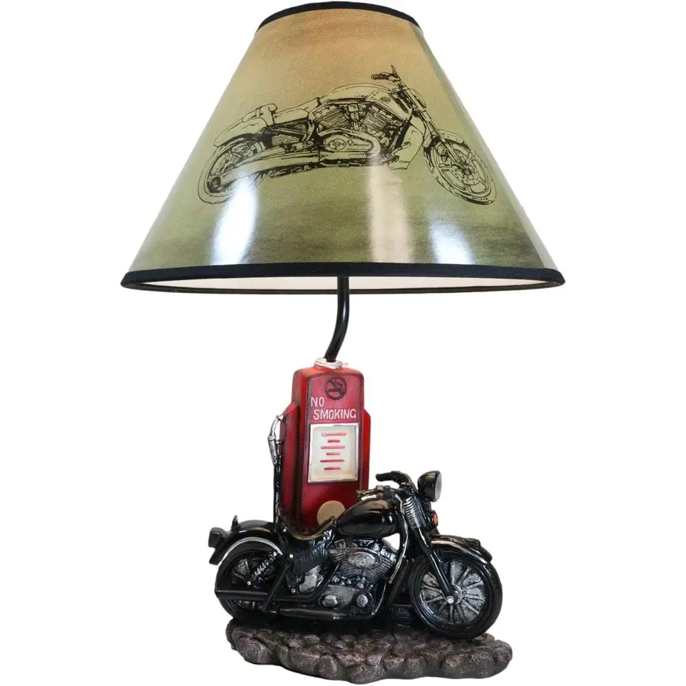 โคมไฟตั้งโต๊ะรูปปั๊มน้ำมันรถมอ - Lighting Decor For Home บทวิจารณ์และราคา